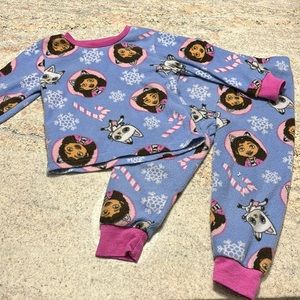 Dreamworks Blue and Pink Kids Pajama Set